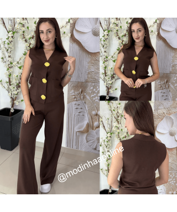 Conjunto Rebeca Marrom